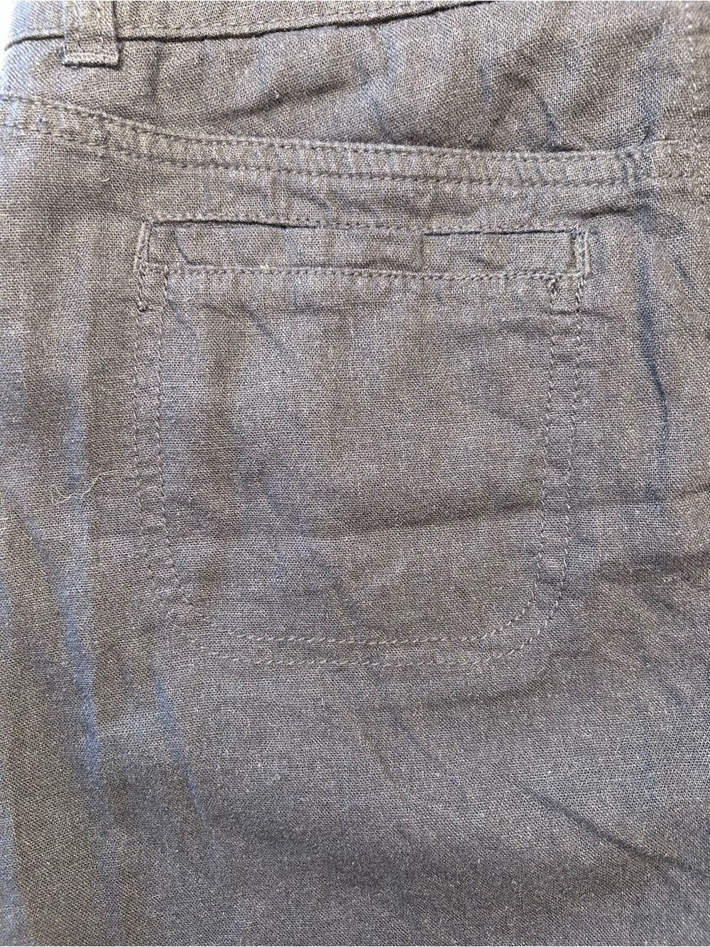 Reitmans Navy Blue Linen Blend Skort Women’s Size 4 Drawstring Utility Pockets - Picture 11 of 11